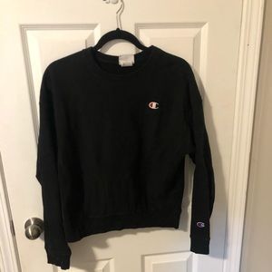 black champion crewneck